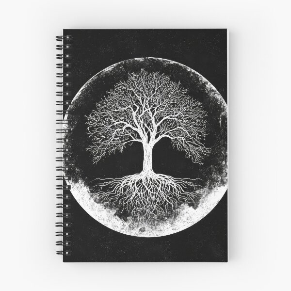 Item preview, Tree moon Pagan Wicca Design art designed and sold by thewandswant.