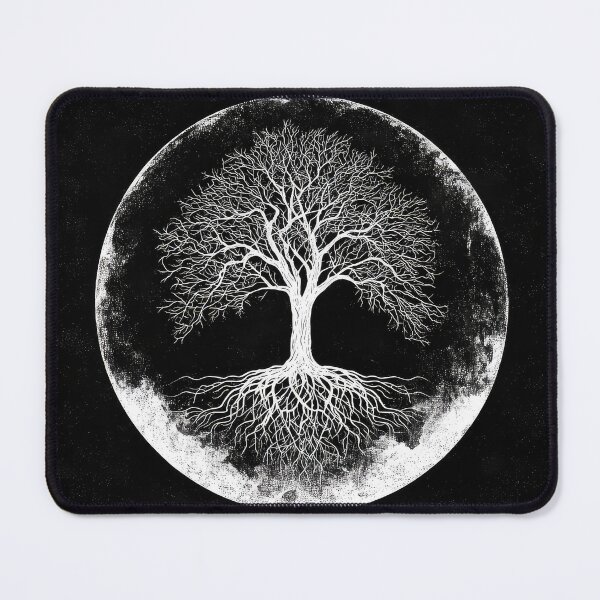 Item preview, Tree moon Pagan Wicca Design art designed and sold by thewandswant.