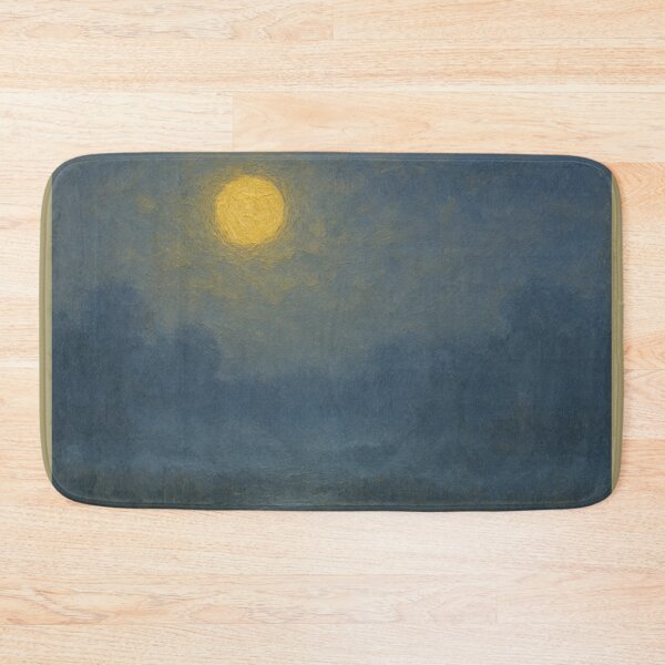 Item preview, Foggy Marshland – Wooden Pier & Rowboat in Mist designed and sold by Syrupulse.