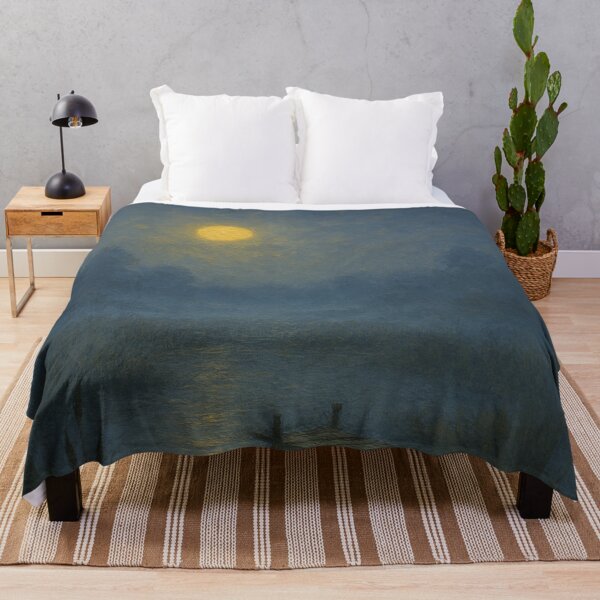 Item preview, Foggy Marshland – Wooden Pier & Rowboat in Mist designed and sold by Syrupulse.