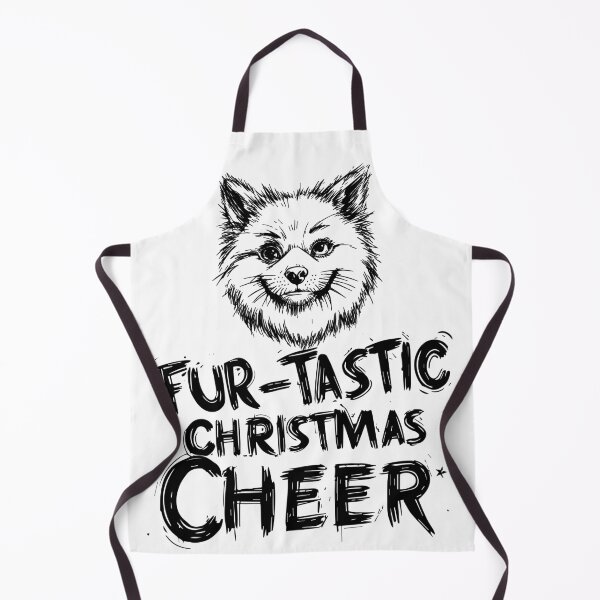 Item preview, Fur-tastic Christmas Cheer Dog T-Shirt Design designed and sold by DavidTeeStudio.