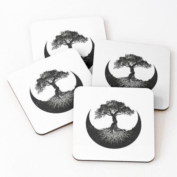 Item preview, Tree Moon Pagan Wicca design art designed and sold by thewandswant.