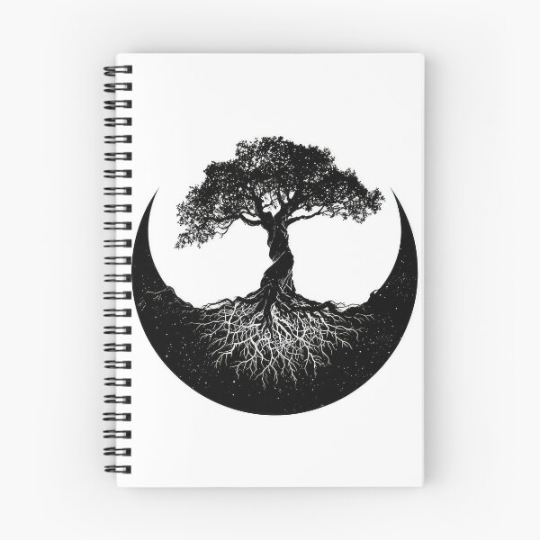 Item preview, Tree Moon Pagan Wicca design art designed and sold by thewandswant.