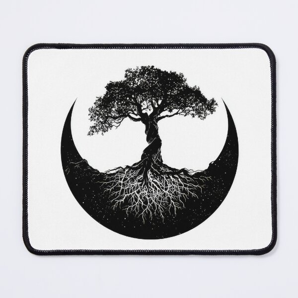 Item preview, Tree Moon Pagan Wicca design art designed and sold by thewandswant.