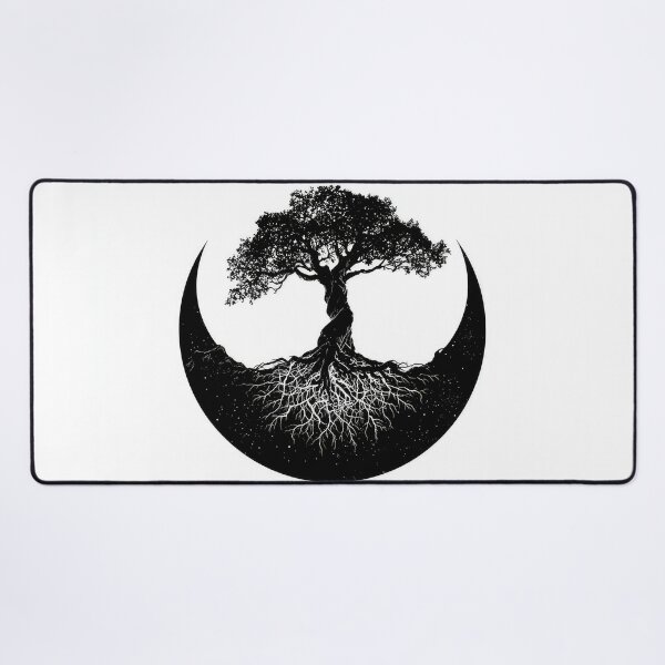 Item preview, Tree Moon Pagan Wicca design art designed and sold by thewandswant.