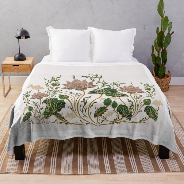 Item preview, Lotus and Craf ikat pattern so cute designed and sold by Dechaphopearsri.
