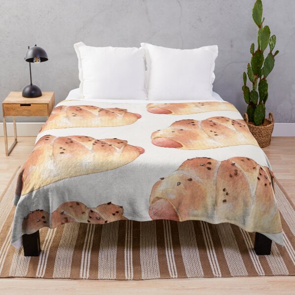 Item preview, Chinese Sausage Bread – Watercolor Bakery Illustration (Cutout) designed and sold by EmeraldeaArt.