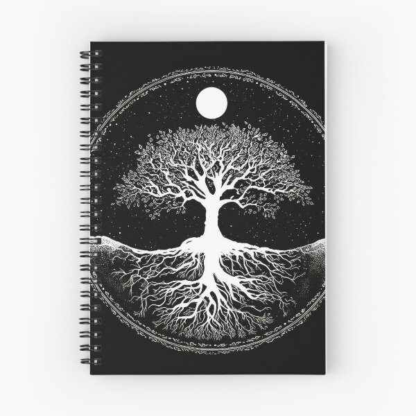 Item preview, Tree of life Moon Pagan Wicca design art designed and sold by thewandswant.