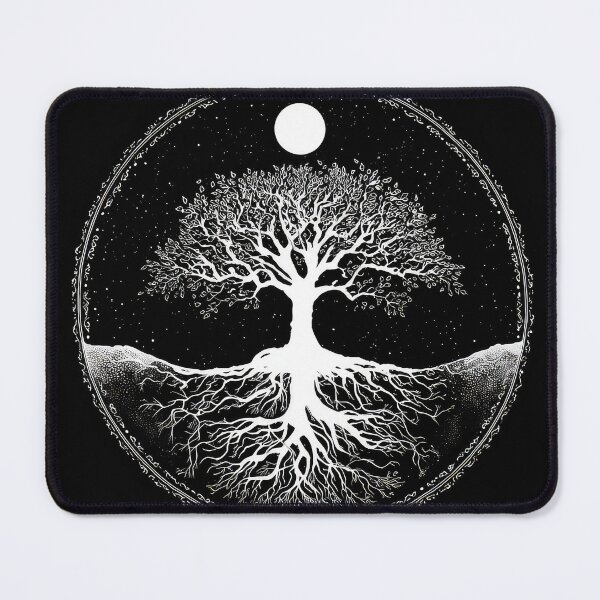 Item preview, Tree of life Moon Pagan Wicca design art designed and sold by thewandswant.