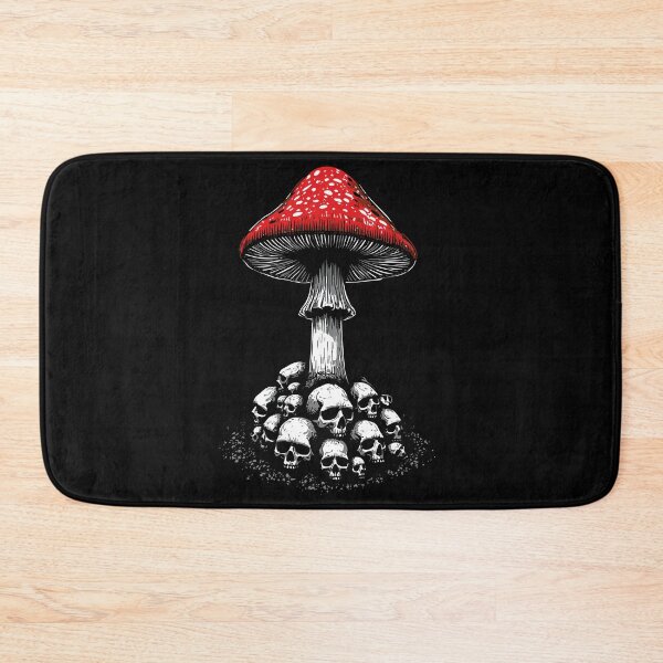 Item preview, Toxic Harvest: Death Cap Mushroom on Skull Pile designed and sold by Krypteek.
