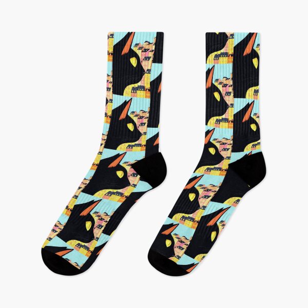 Item preview, Black Cat Watching the City designed and sold by Liededrom..