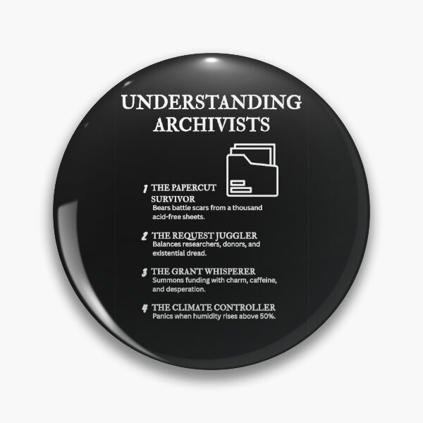 Item preview, Understanding Archivists – For Lovers of Boxes and History	– Black	 			 designed and sold by PsyFlow35.