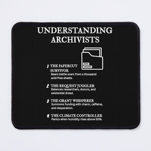 Item preview, Understanding Archivists – For Lovers of Boxes and History	– Black	 			 designed and sold by PsyFlow35.