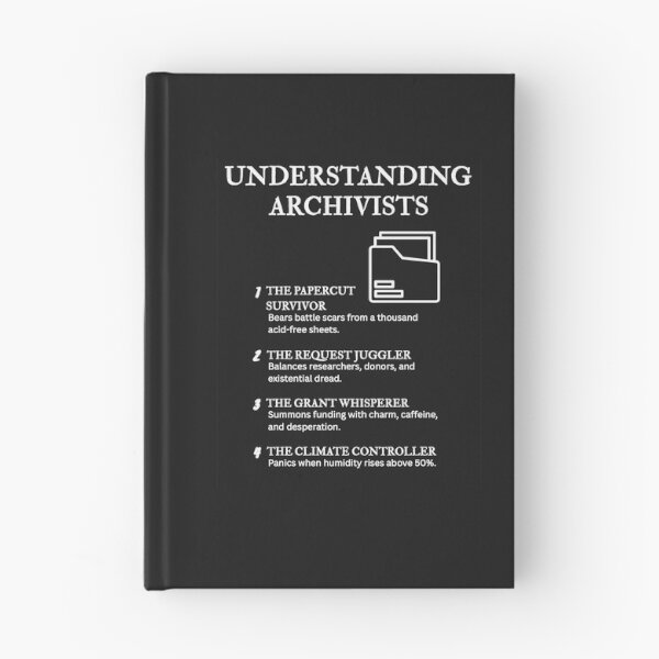 Item preview, Understanding Archivists – For Lovers of Boxes and History	– Black	 			 designed and sold by PsyFlow35.