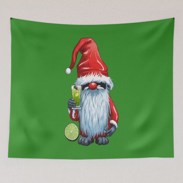 Item preview, Nordic Nisse Gnome Gonk Holding A Glass Of‎ Lime Margarita designed and sold by taiche.
