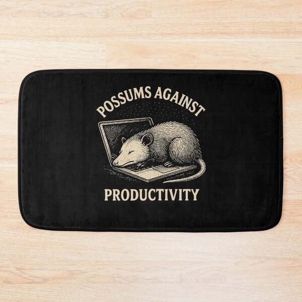 Item preview, Possums Against Productivity Humor Meme designed and sold by LuminOrb.
