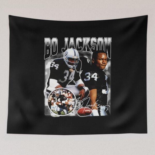 Item preview, Bo Jackson Bo Knows Signature Vintage Legend Baseball Football Bootleg Rap Style designed and sold by Homealone914.