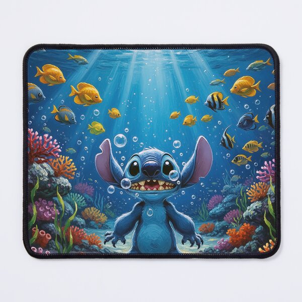 Item preview, Stitch marvels at the underwater world designed and sold by cloud lee.
