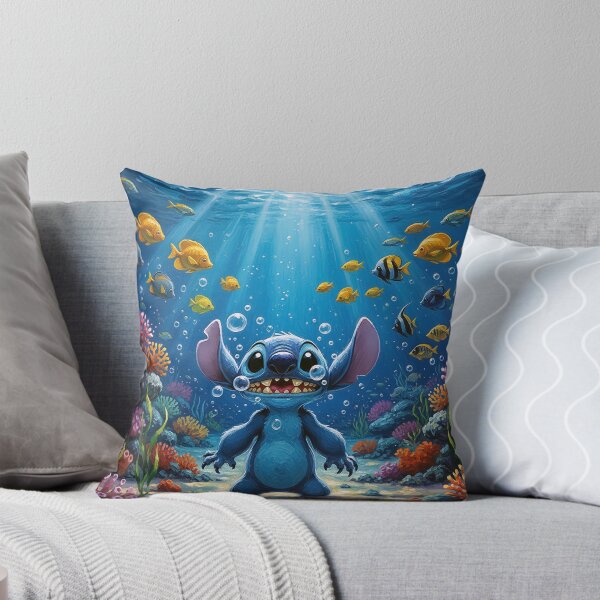 Item preview, Stitch marvels at the underwater world designed and sold by cloud lee.