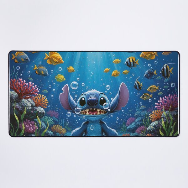 Item preview, Stitch marvels at the underwater world designed and sold by cloud lee.