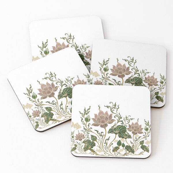 Item preview, Classic digital art lotus and fish designed and sold by Dechaphopearsri.