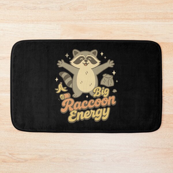Item preview, Big Raccoon Energy Retro Humor designed and sold by LuminOrb.