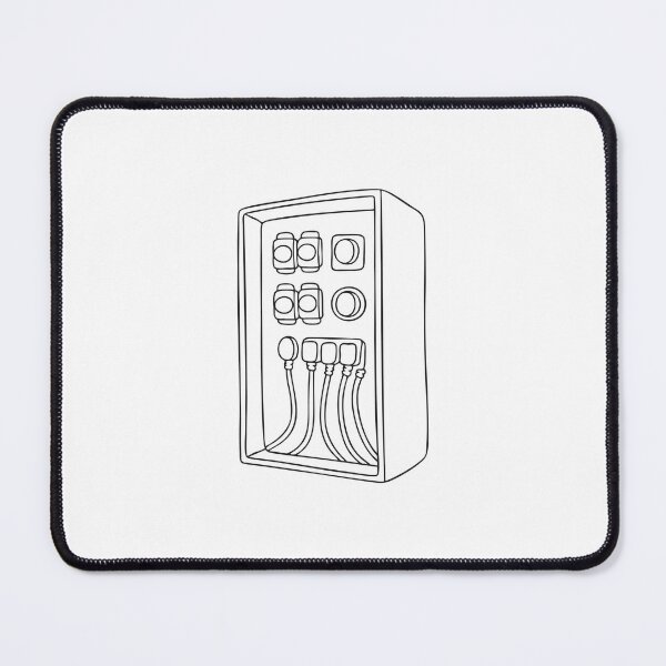 Item preview, A switch panel with wires on a workshop wall designed and sold by rasagamastore.