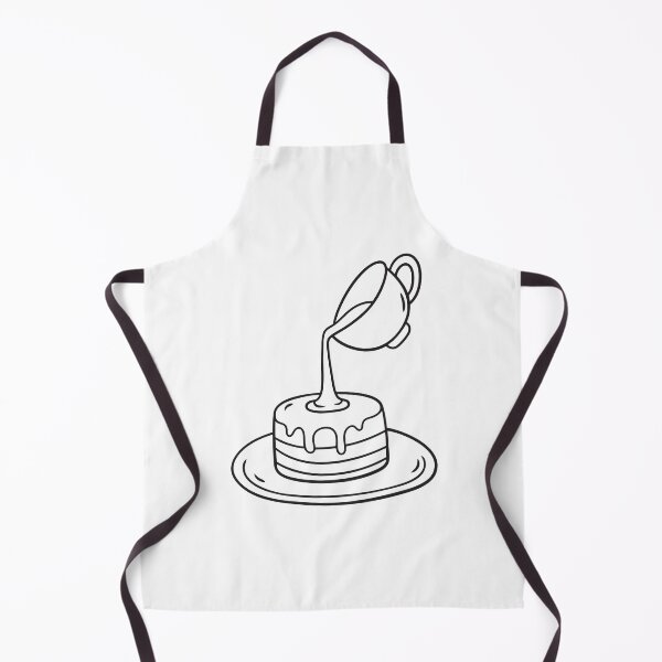 Item preview, A syrup stream pouring from bowl onto dessert cake designed and sold by rasagamastore.