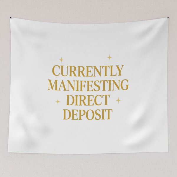 Item preview, Currently Manifesting Direct Deposit – Funny Money Mindset Shirt designed and sold by Design Express.