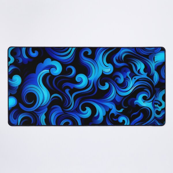 Item preview, Blue Storm Flow – Abstract Wave Pattern designed and sold by ARTHEMID.