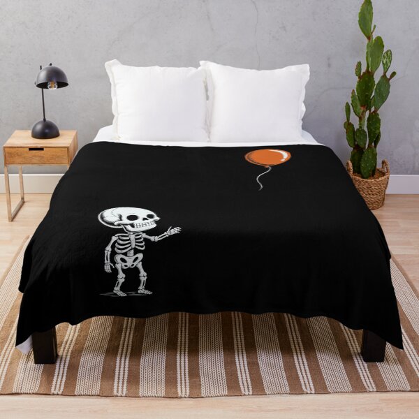 Item preview, Skeleton With Balloon | Graffiti Inspired Halloween Art designed and sold by Altered Pixels.