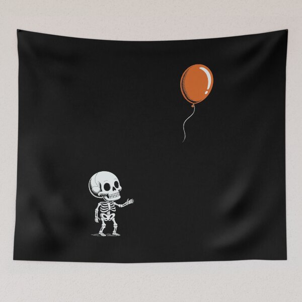 Item preview, Skeleton With Balloon | Graffiti Inspired Halloween Art designed and sold by Altered Pixels.