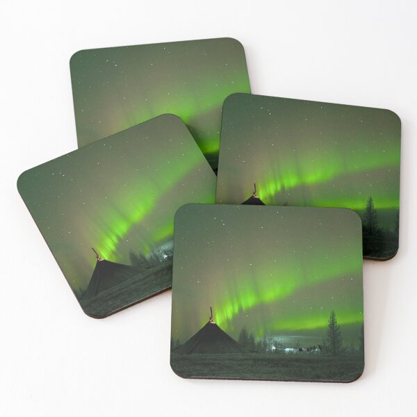 Item preview, Northern lights in Siberia with a Nenets house designed and sold by Gsus1993.