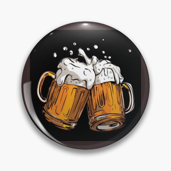 Item preview,  Drawing  of Beer Mugs Toast Design  designed and sold by NivyasArtistry.