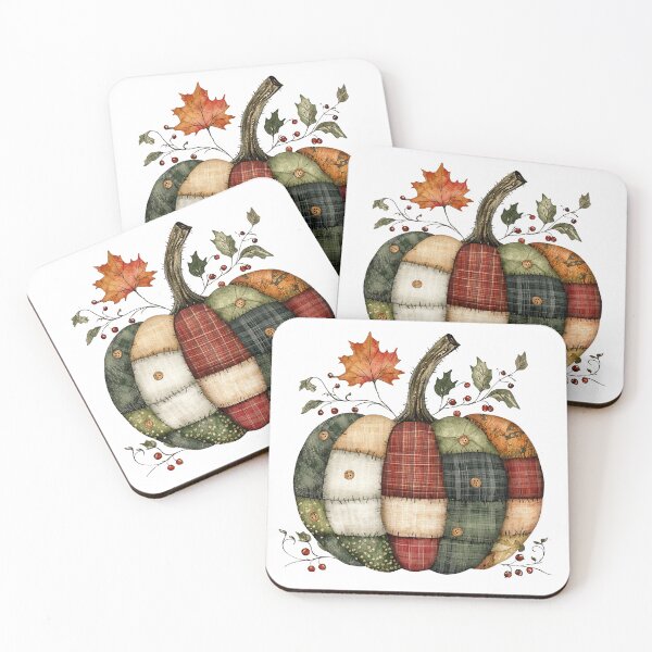 Item preview, Patchwork Pumpkin Illustration designed and sold by Liededrom..