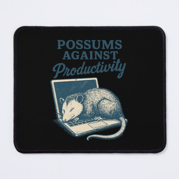 Item preview, Possums Against Productivity Funny Meme Tee designed and sold by LuminOrb.
