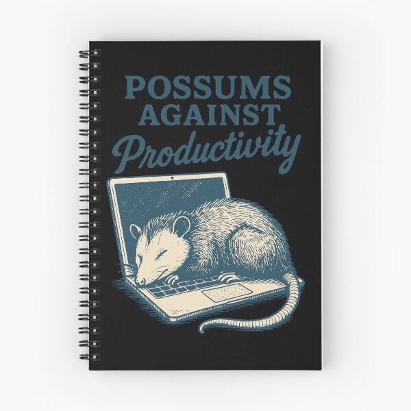 Item preview, Possums Against Productivity Funny Meme Tee designed and sold by LuminOrb.