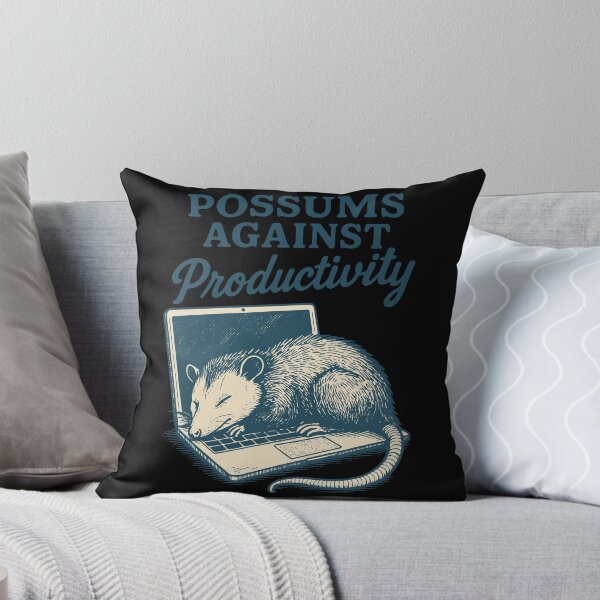 Item preview, Possums Against Productivity Funny Meme Tee designed and sold by LuminOrb.
