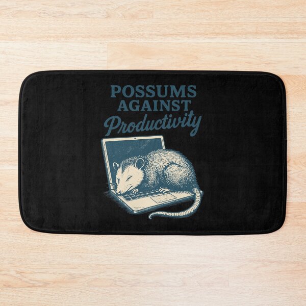 Item preview, Possums Against Productivity Funny Meme Tee designed and sold by LuminOrb.
