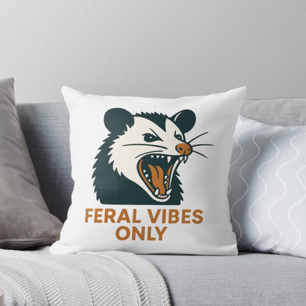 Item preview, Feral Vibes Only Possum Humor designed and sold by LuminOrb.