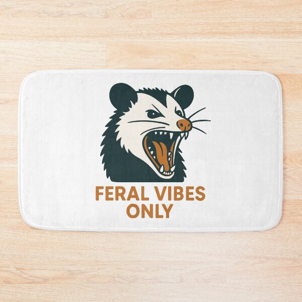 Item preview, Feral Vibes Only Possum Humor designed and sold by LuminOrb.