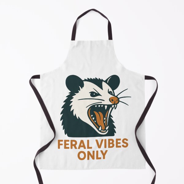 Item preview, Feral Vibes Only Possum Humor designed and sold by LuminOrb.
