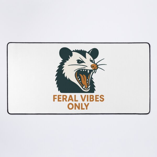 Item preview, Feral Vibes Only Possum Humor designed and sold by LuminOrb.