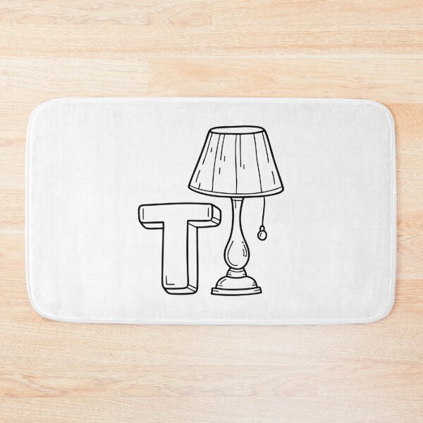 Item preview, An illustration of letter T stands for Table lamp designed and sold by rasagamastore.