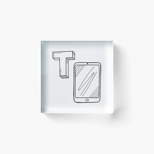 Item preview, An illustration of letter T stands for Tablet designed and sold by rasagamastore.