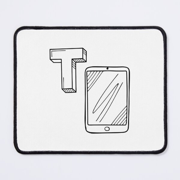 Item preview, An illustration of letter T stands for Tablet designed and sold by rasagamastore.