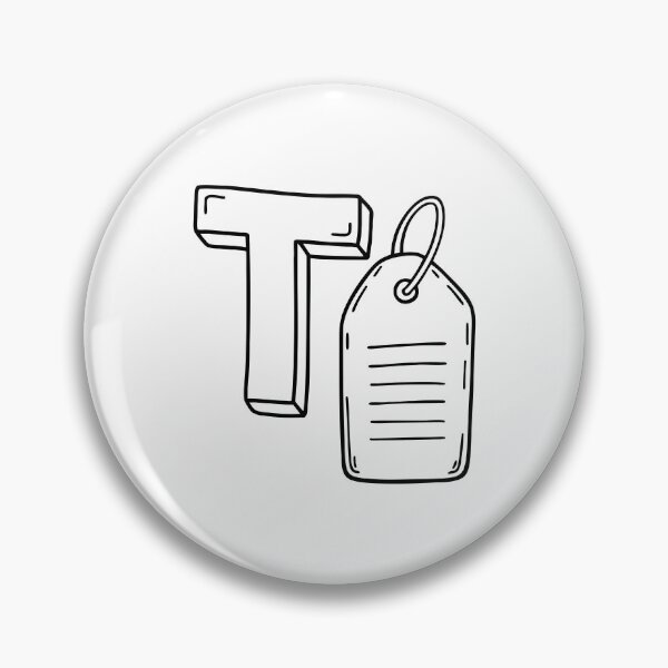 Item preview, An illustration of letter T stands for Tag designed and sold by rasagamastore.