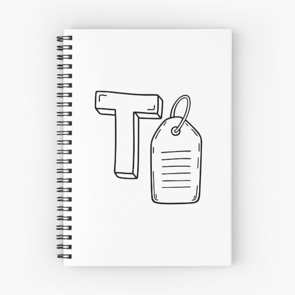 Item preview, An illustration of letter T stands for Tag designed and sold by rasagamastore.