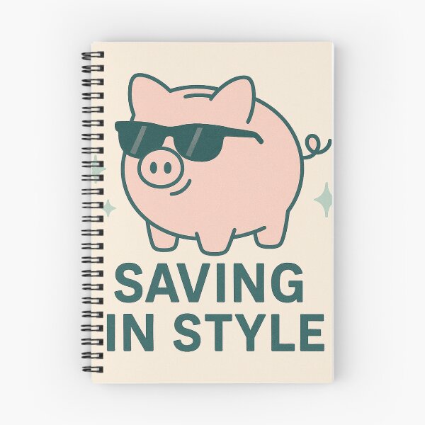 Item preview, Saving in Style – Cute Piggy Bank Money Meme Shirt designed and sold by Design Express.