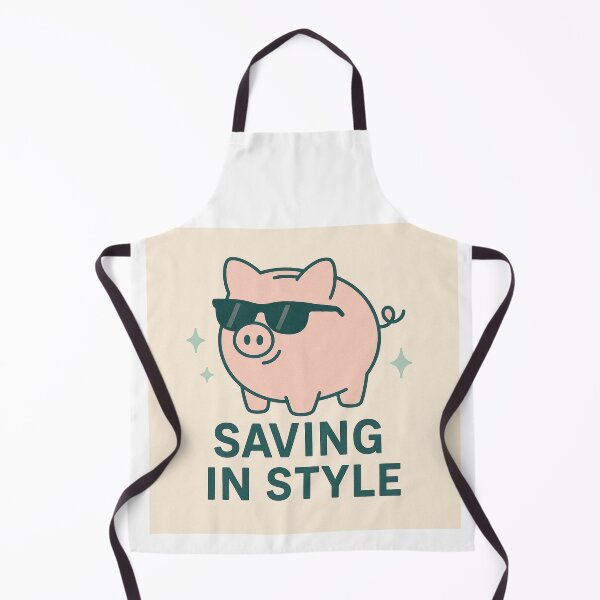 Item preview, Saving in Style – Cute Piggy Bank Money Meme Shirt designed and sold by Design Express.